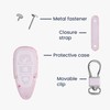 kwmobile Car Key Case Compatible with Ford 3-Button Car Key