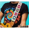 ZANZER Cotton Guitar Strap | Jacquard Crochet Design & Adjustable