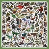 [Set of 100] Realistic Dinosaur Sticker Set, Tyrannosaurus, Triceratops, Ancient