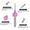 QUARKZMAN Micro PCB Drill Bit Set, 1/8 Inch Shank 0.6