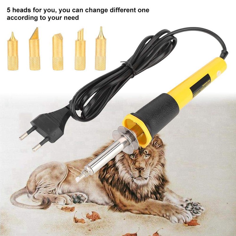 Pack of 7 40 Watt Pyrography Pen Wood Burner Soldering