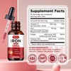 Liquid Iron Supplement for Women & Men Iron Drops Iron