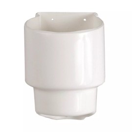 BECKSON MARINE PRY Deck Plate 8" WHT Smooth