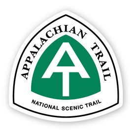 Squiddy Appalachian Trail National Scenic Trail at Hiker - Vinyl Sticker Decal for Phone, Laptop, Water Bottle (3" high)