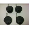 VERMONT CASTINGS JENN AIR GREAT OUTDOORS GRILL 2 1/2 INCH CASTERS  (NEW)