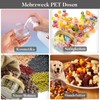 PQPAUTY Pack of 12 Small 100 ml Transparent Plastic Empty