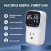 COMYAN Temperature Controlled Outlet , 15A/1800W Digital Thermostat Outlet, Cyclic