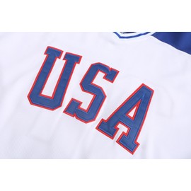 YWIES Hockey Jersey of USA 1980 Olympic Team Jerseys #30 Jim Craig Stitched Letters and Numbers White S-XXXL