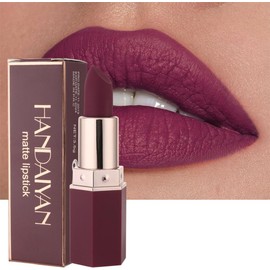 Matte Lip, Long Lasting Lip, Fade-resistant, Moisturizing, High Color, No Additives, Lipstick, Velvet, Glossy, Matte, Lipstick, Lip Care, Won't Fall Off, Long Lasting, High Color, Popular, Fashionable Colors, Moisturizing, Glossy Lip Tint, Stage, Work, School, Cosplay, Birthday Present, Gift (06# Plum, 0.1 oz (3.5 g)