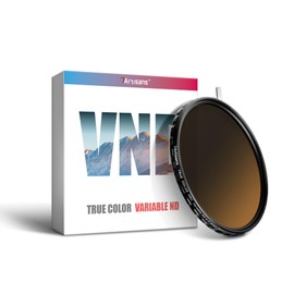 7artisans True Color VND Adjustable Neutral Density Filter 2-5 Levels/6-9 Levels Adjustable VND67mm/72mm/77mm/82mm Neutral Density Polarized Filter for Camera Lens Movie Video Filter Portrait