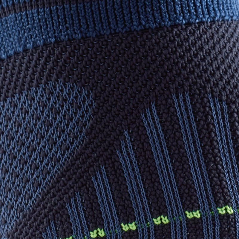 Bauerfeind(バウアーファインド）SPORTS ANKLE SUPPORT DYNAMIC 薄型3Dエアニット、通気性が良く動きやすい足首用サポーター【スポーツシリーズ 左右兼用１枚 XS～XXL ドイツ製】 (L, ブラック