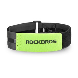 ROCKBROS Velcro Band, Anti-Slip Strap, Cable Ties Adjustable, Multi-Purpose Tools, Velcro, Bicycle, Luggage, Yoga Mat, Storage Belt, Black/Green, 2 Colors