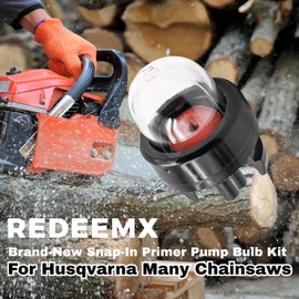 REDEEMX 503936601 Air Purge Bubble Primer Pump Bulb Compatible with Husqvarna 435 435E 440 440E 445 445E 450 450E 530047721 4PCS