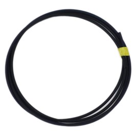 Heat Shrink Tube, 0.06 inch (1.5 mm), 0.06 inch (1.5 mm), Clean Without Printing ☆ Shrink Tubing, Insulation Tube, Waterproof, High Flame Retardant, Shrink Tubing (3.3 ft (1 m), Black (Black))