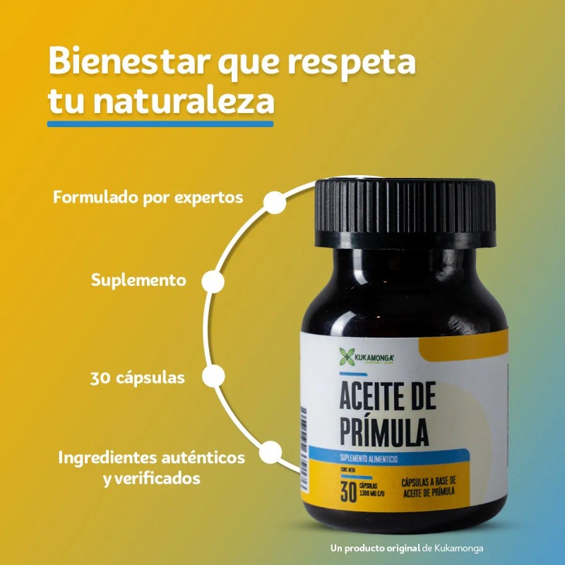 Aceite De Prmula Balance Hormonal 30 Cpsulas Sin Sabor