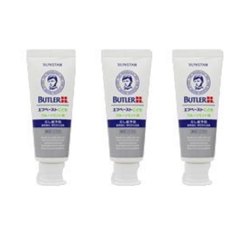 Sunstar Butler F-Paste Children's 3-Piece Set, 2.5 oz (70 g)