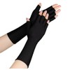 Rose Women's Cooling Touch, Antibacterial, Deodorizing, UV Protection Gloves, Arm