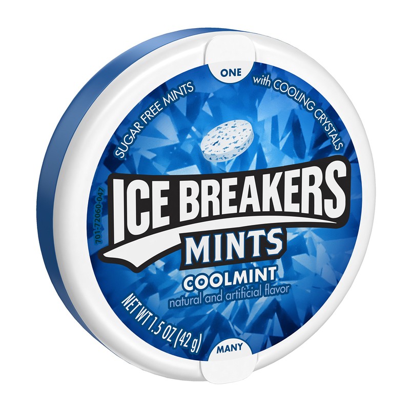 ICE BREAKERS Mints (Coolmint, Sugar Free, 1.5-Ounce, 2-Count)