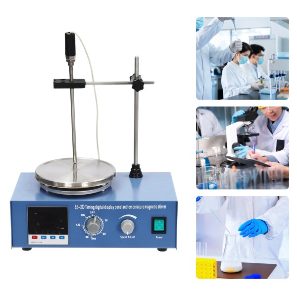 Unbranded Digital Lab Hotplate Magnetic Stirrer Heating Mixer Plate Timer