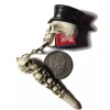 BawdyPartz Top Hat Skull Pool Billiards Cue Pocket Chalker Holder