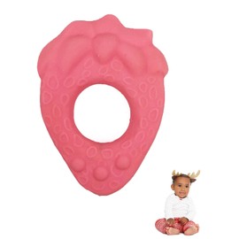 Lanco 8424678905191 Strawberry Teether 100% Natural Rubber Pink 200 g