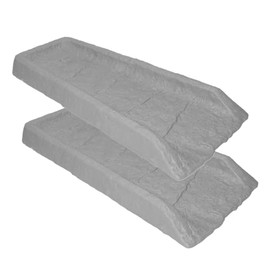 EMSCO Group 2101-2 Gutter, 2 pk Downspout Rain Splash Block-Granite, 2 Pack