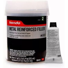 Bondo Metal Reinforced Filler - High Strength Filler, Can be Drilled and...