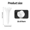 LIUHUIZEYU 1 1/2'' Plastic Golf Tees, 4-Prong Golf Tees Short