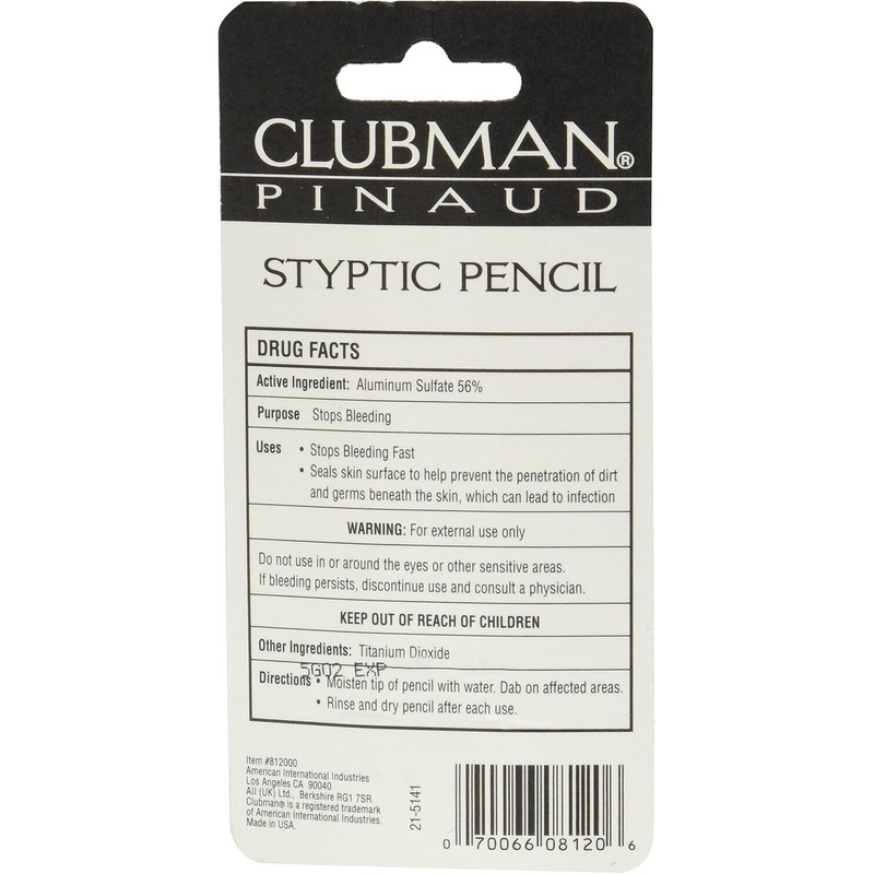 Clubman Pinaud Styptic Pencil Travel Size .33 oz - 3