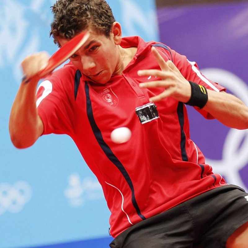 2pcs 7 Layers Wood Ping Pong Paddles Set With Balls