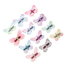 Baluue Butterflies Hairpin 12 Pcs Women's Hair Barrette Duckbill Clip Bangs Hairpin