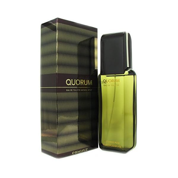 Puig Quorum for Men Eau de Toilette Spray, 3.4 Ounce