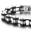 COOLSTEELANDBEYOND Masculine Mens Bike Chain Bracelet of Stainless Steel, Motorcycle