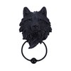 Nemesis Now Dark Guardian Wolf Door Knocker 13cm Black