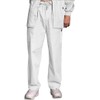 Cherokee Men's Originals Cargo Scrubs Pant, White, Medium Short