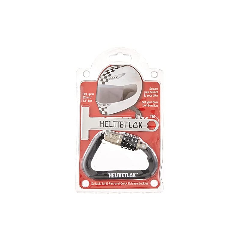 Helmetlok 4104 Carabiner Style Helmet Lock and Extension Black