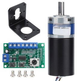 Gear Motor Speed Reduction Planetary Brushless D Shaft DC 12V Set Kit with Controller1600RPM
