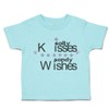 Cute Rascals Toddler T-Shirt Kisses Sandy Wishes Ocean and Beach