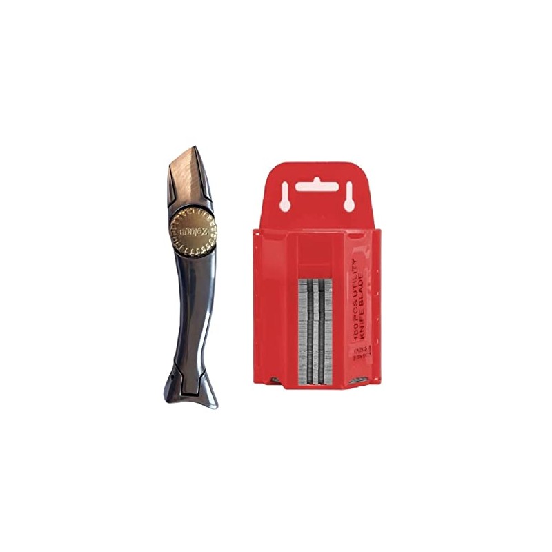 Zeluga 19-345 Safety Vinyl Shark Knife and 100 Pc. Utility