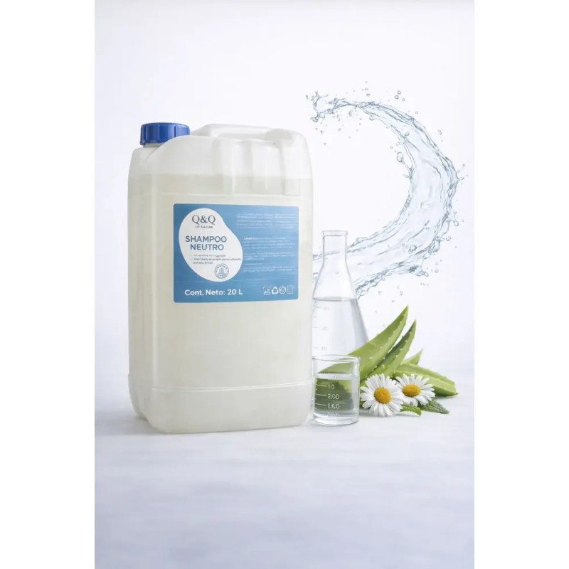 Shampoo Neutro Base Sin Sulfatos/parabenos Piel Sensible 20l