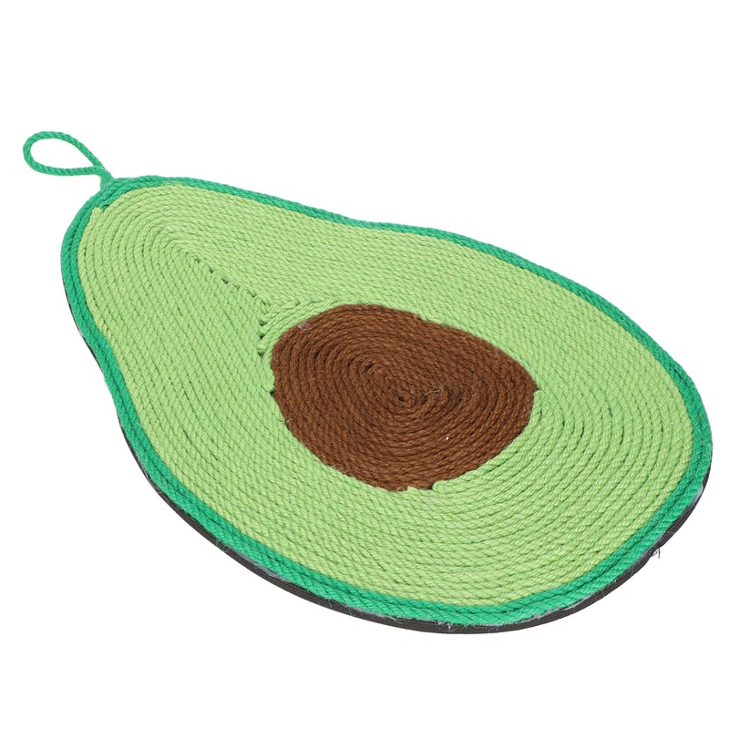 Cat Scratch Pad 28x43cm Avocado Shape Sisal EVA Scratch Resistant