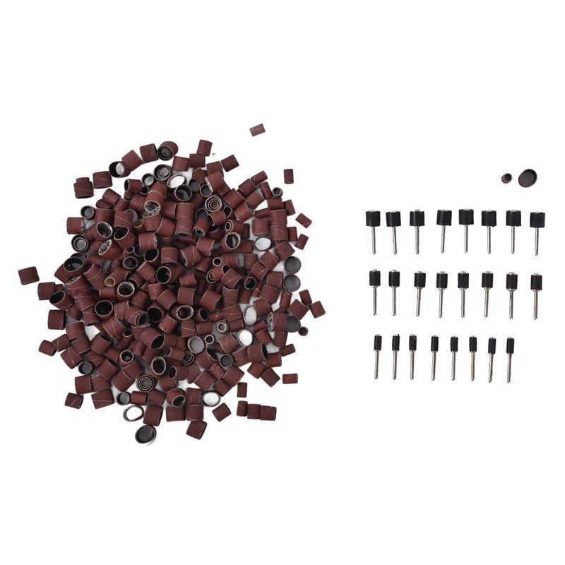 384Pcs Sanding Drum Sleeve Set Resin Drums Mandrels for Nuclear