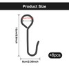 itechpanda 8 PCS Steel Target Hanger Shooting Target Hook Holder