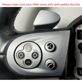 iJDMTOY Sports Blue Euro Aluminum Paddle Shifter Extensions Compatible with Mini Cooper 2007-14 R55 R56 R57 R58 R59 R60 R61