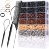 TsMADDTs Pequeñas Gomas Elásticas para El Cabello, 2000 Unidades de