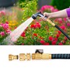 Garden Hose Quick Connectors, Solid Brass 3/4 Inch Thread Fitting,