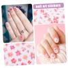 Baluue 5sets Cherry Blossoms Nail Art Stickers Stick Nails Floral