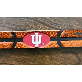 Gamewear Indiana Hoosiers Leather Basketball Bracelet One Size Fits All