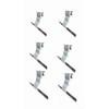 X6 Roller Door Lock Straps, 6-Pack, Compatible with 77mm and