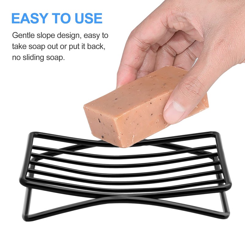 GUUKAR Soap Dish Bar Soap Holder for Shower Bathroom, Stainless